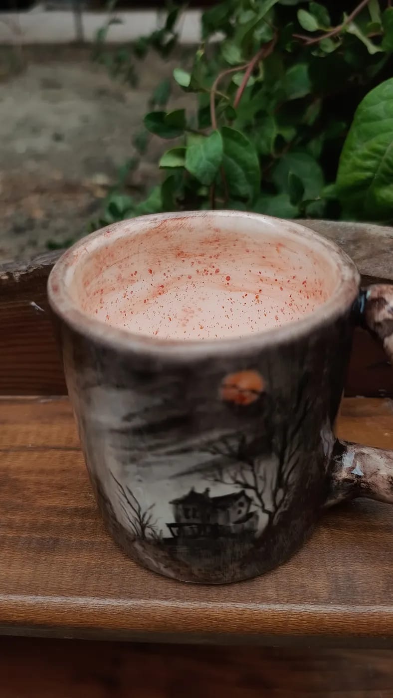 ماگ نقاشی روح هالووین — تصویر 4